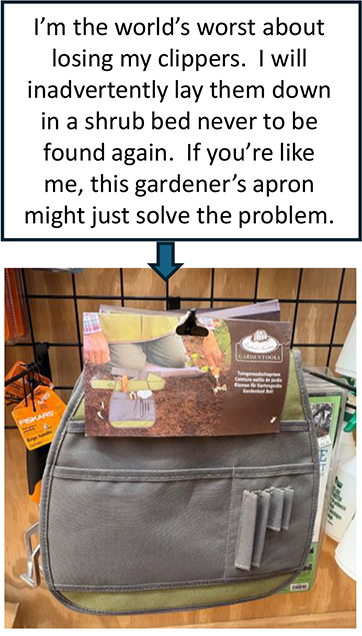 Available Tools for Garden Shed