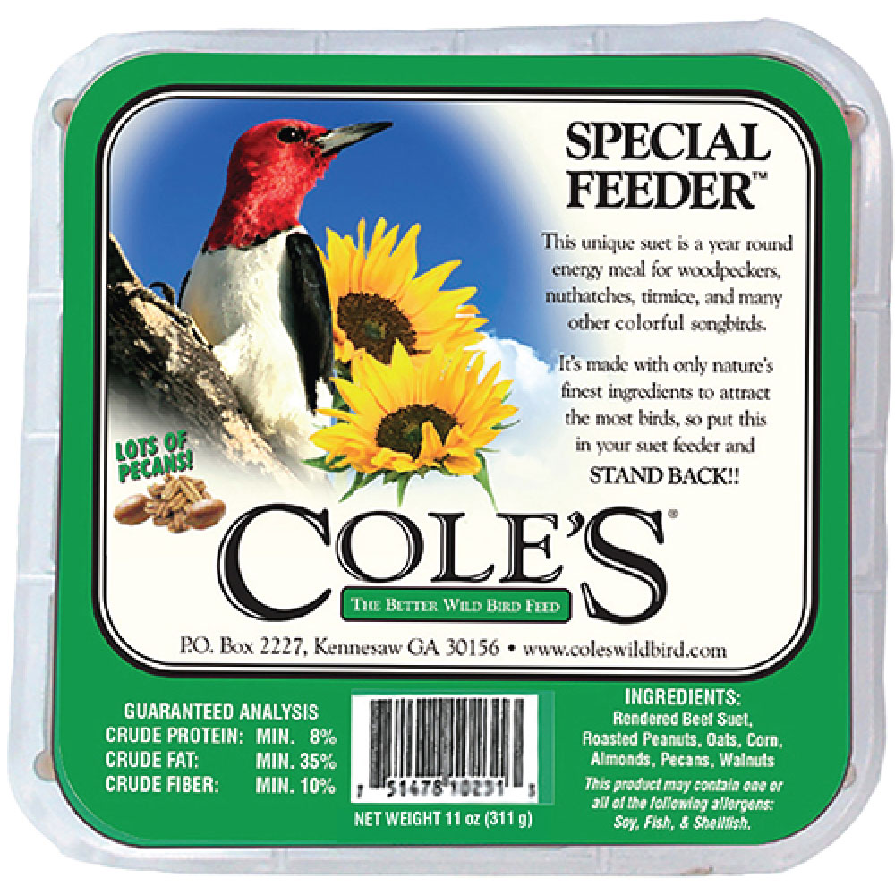 Cole’s Special Feeder Suet – 11 Oz