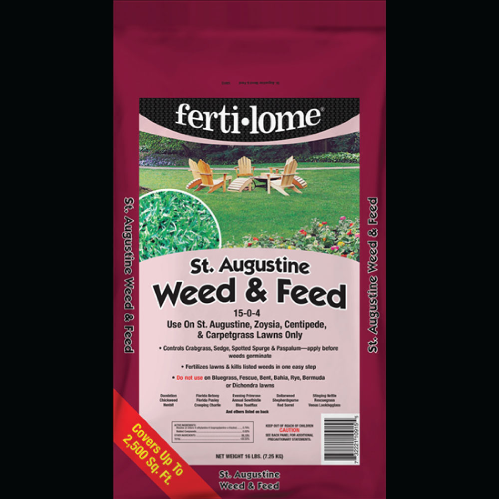 Fertilome St. Augustine Weed & Feed 32lbs